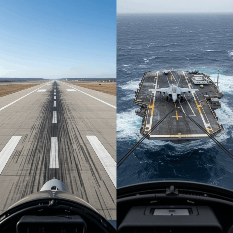 Carrier Landing Vs Runway Landing Fighter Pilot Differences